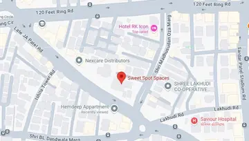 Location of Sweet Spot Spaces Co-Working space in Navrangpura, Ahmedabad - Image 289106